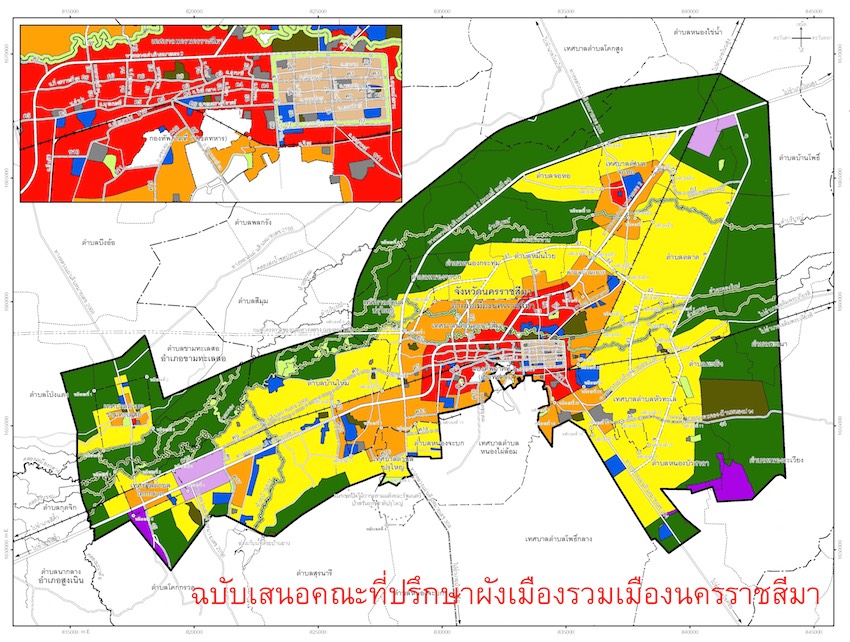 ธรรมชาติเมืองกับผังเมืองรวม