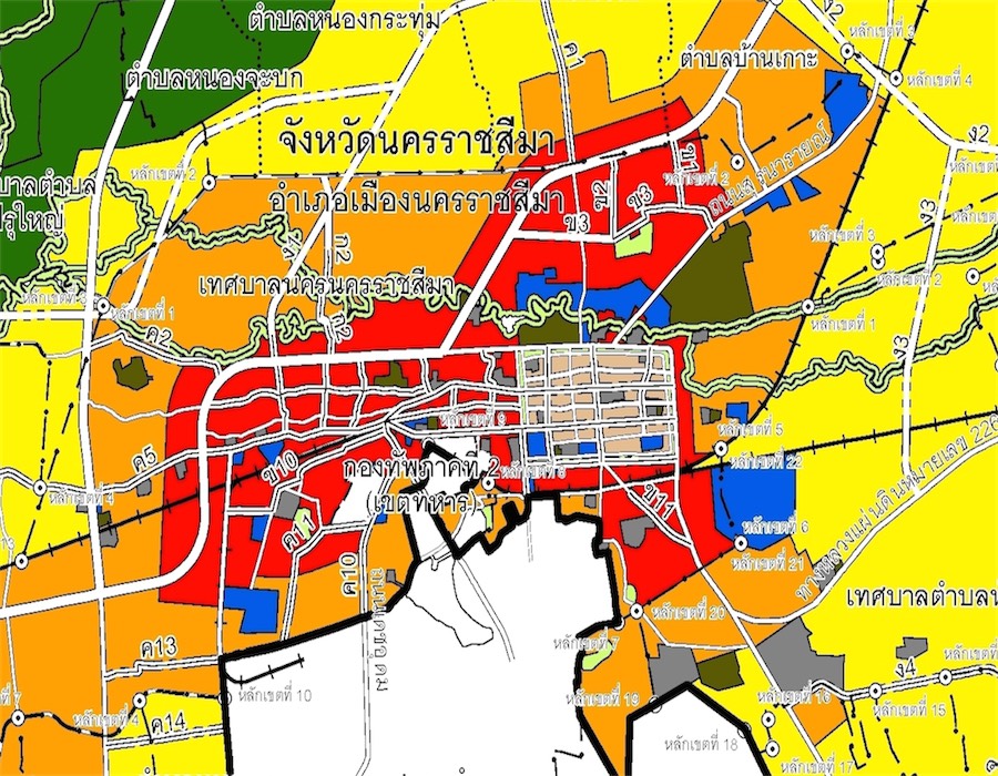 ธรรมชาติเมืองกับผังเมืองรวม