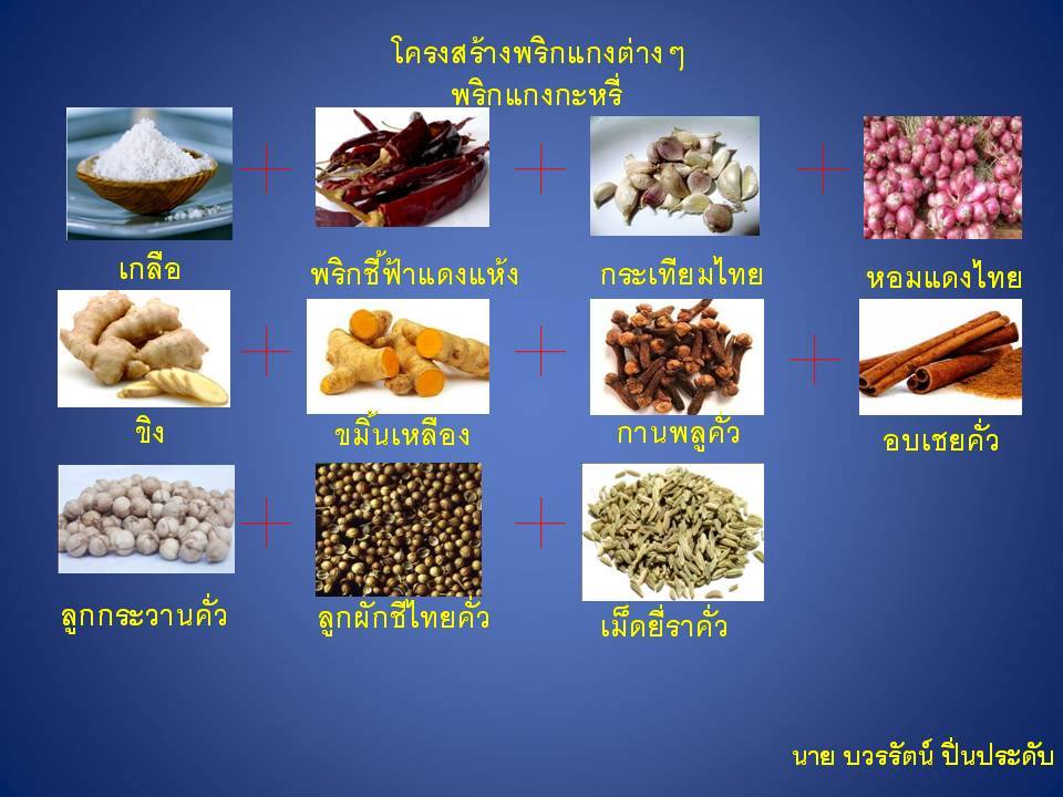 โครงสร้างพริกแกงไทย