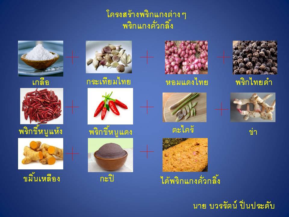 โครงสร้างพริกแกงไทย