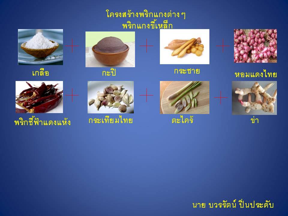 โครงสร้างพริกแกงไทย