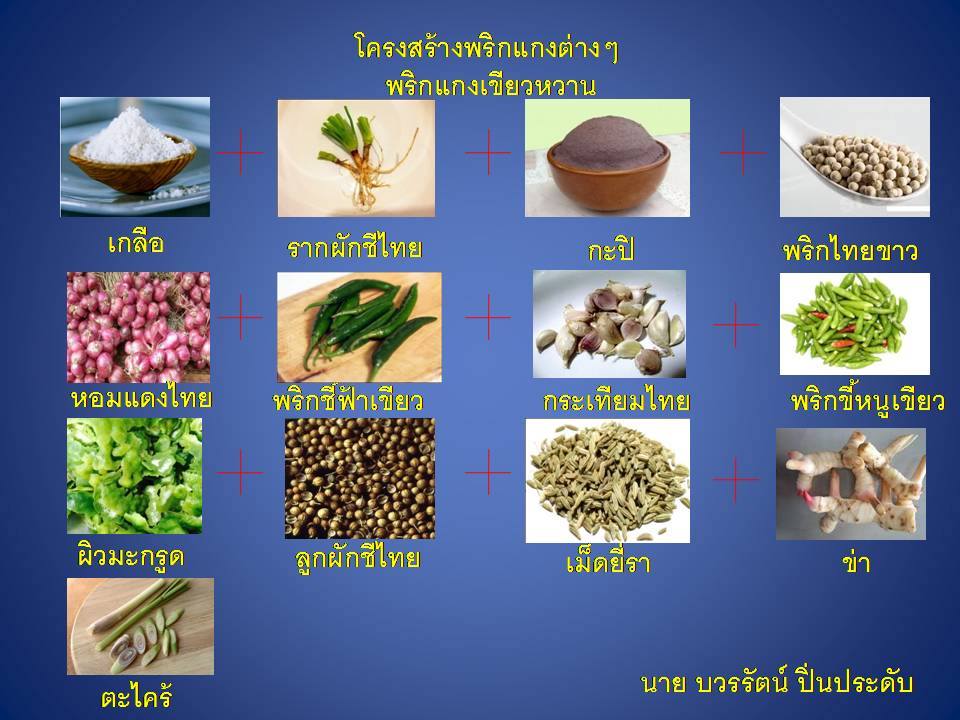 โครงสร้างพริกแกงไทย