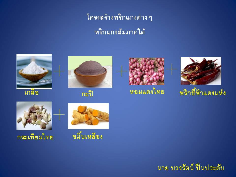 โครงสร้างพริกแกงไทย