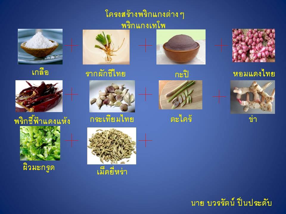 โครงสร้างพริกแกงไทย