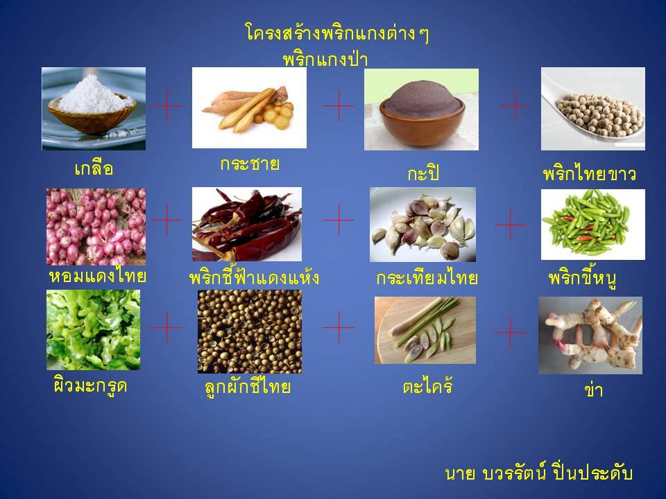 โครงสร้างพริกแกงไทย