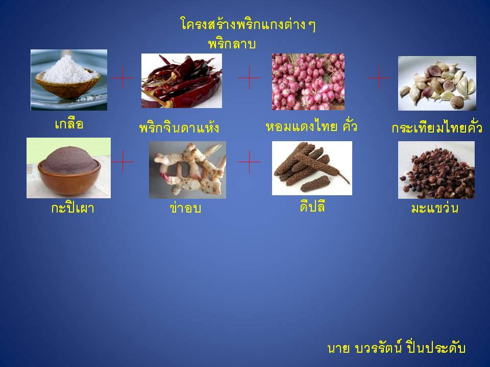 โครงสร้างพริกแกงไทย