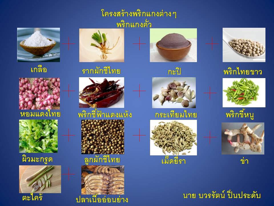 โครงสร้างพริกแกงไทย